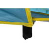 Cort plaja pentru copii cu bazin integrat, POP UP, protectie UV si vant, albastru-galben, 65x115x80cm