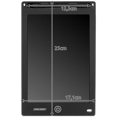 Tableta grafica de desenat pentru copii 10" diagonala, Drawing Tablet, Cu Buton De Stergere, Creion Inclus, Negru