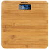 Cantar corporal electronic din bambus, Artemis, 180 kg, LCD, 28x28x3 cm, Oprire Automata
