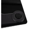 Cantar corporal inteligent, cu diagnostic si termometru, USB, Bluetooth, App pentru fitness, din sticla securizata, LCD, negru