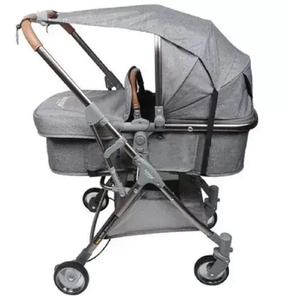 Parasolar, Protectie pentru Landou si Carucior, 72 cm, Gri