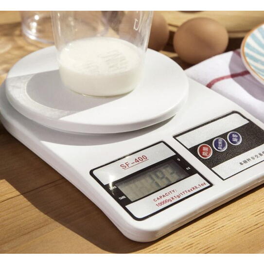 Cantar digital de bucatarie SF-400, diviziune 1g, functie Tara, maxim 10 kg