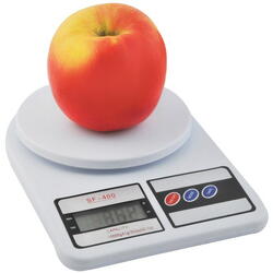 Cantar digital de bucatarie SF-400, diviziune 1g, functie Tara, maxim 10 kg