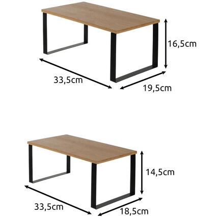 Set 2 Rafturi, Extensibile, Multifunctionale, Diverse Moduri De Aranjare Pentru Bucatarie, Birou, Baie, Bambus/Otel