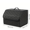 Organizator de portbagaj auto, Cutie depozitare Pliabila cu Maner 40x30x30cm