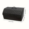 Organizator de portbagaj auto, Cutie depozitare Pliabila cu Maner 55x30x30cm