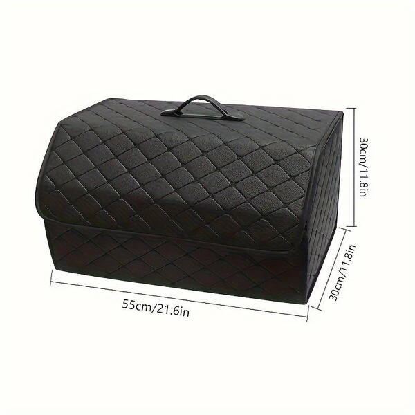 Organizator de portbagaj auto, Cutie depozitare Pliabila cu Maner 55x30x30cm