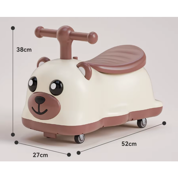 Premergator tip Masinuta pentru copii, Cu Muzica si Iluminat, 4 Roti 360Grade