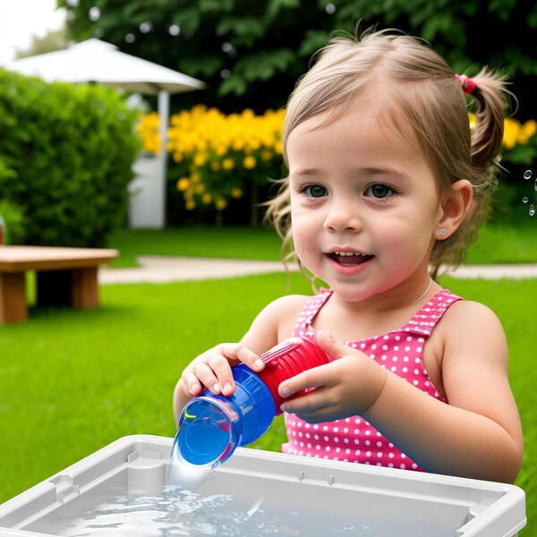 Masa tip Lego pentru copii, cu 4 cutii depozitare jucarii, 262 piese tip Lego, Ajustabila