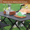 Masa pliabila pentru camping si gradina, PVC, Picioare Aluminiu, Husa Inclusa, 120x60 CM