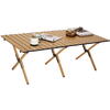 Masa pliabila pentru camping si gradina, PVC, Picioare Aluminiu, Husa Inclusa, 150x60 CM