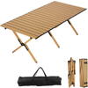 Masa pliabila pentru camping si gradina, PVC, Picioare Aluminiu, Husa Inclusa, 150x60 CM