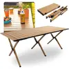 Masa pliabila pentru camping si gradina, PVC, Picioare Aluminiu, Husa Inclusa, 150x60 CM