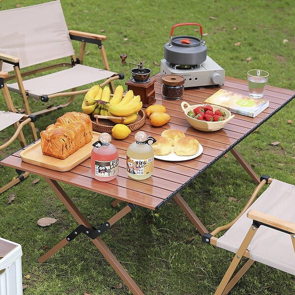 Masa pliabila pentru camping si gradina, PVC, Picioare Aluminiu, Husa Inclusa, 150x60 CM