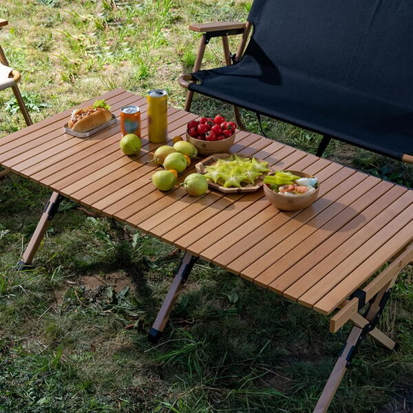 Masa pliabila pentru camping si gradina, PVC, Picioare Aluminiu, Husa Inclusa, 150x60 CM