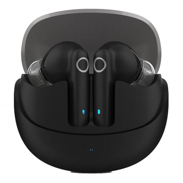 Casti Bluetooth 5.4, Baterie Statie 200mAh, StandBy 150H, Touch pe Casti, Respingere/Raspundere Apel VTS-200, Negru