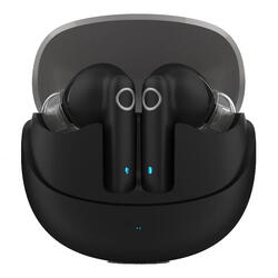 Casti Bluetooth 5.4, Baterie Statie 200mAh, StandBy 150H, Touch pe Casti, Respingere/Raspundere Apel VTS-200, Negru