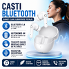 Casti Bluetooth 5.4, Baterie Statie 200mAh, StandBy 150H, Touch pe Casti, Respingere/Raspundere Apel VTS-200, Alb