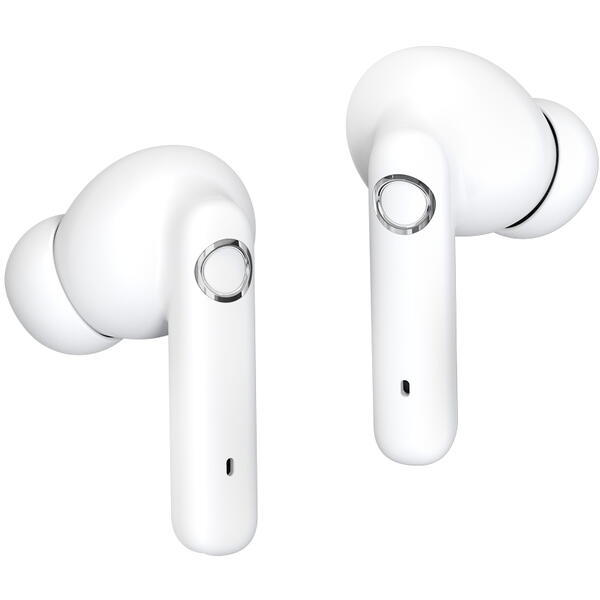 Casti Bluetooth 5.4, Baterie Statie 200mAh, StandBy 150H, Touch pe Casti, Respingere/Raspundere Apel VTS-200, Alb