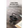 Casti Bluetooth 5.3, Baterie Statie 200mAh, StandBy 180H, Touch pe Casti, Respingere/Raspundere Apel VTS-210, Negru