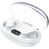 Casti Bluetooth 5.3, Baterie Statie 200mAh, StandBy 180H, Touch pe Casti, Respingere/Raspundere Apel VTS-210, Alb