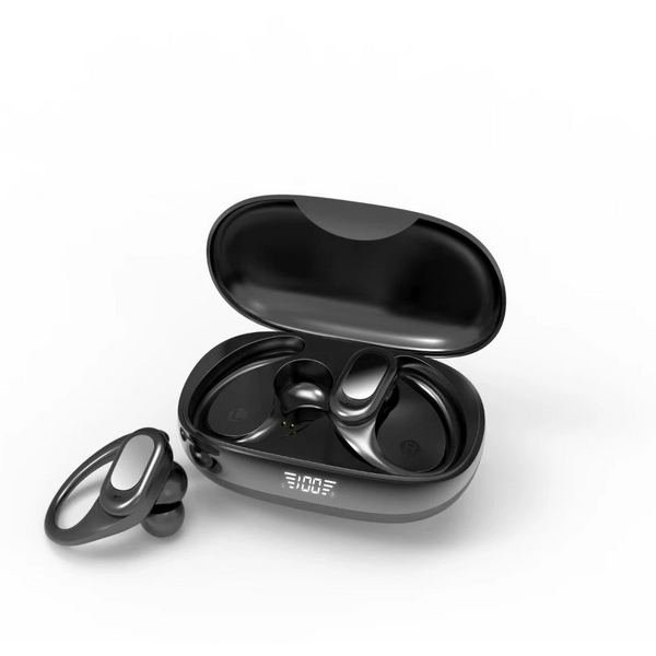 Casti Bluetooth 5.3, Baterie Statie 400mAh, StandBy 180H, Touch pe Casti, Respingere/Raspundere Apel VTS-230, Negru