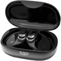 Casti Bluetooth 5.3, Baterie Statie 400mAh, StandBy 180H, Touch pe Casti, Respingere/Raspundere Apel VTS-230, Negru