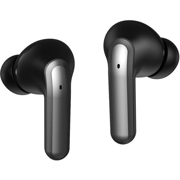 Casti Bluetooth 5.4, Baterie Statie 300mAh, StandBy 180H, Touch pe Casti, Respingere/Raspundere Apel VNC-320, Negru
