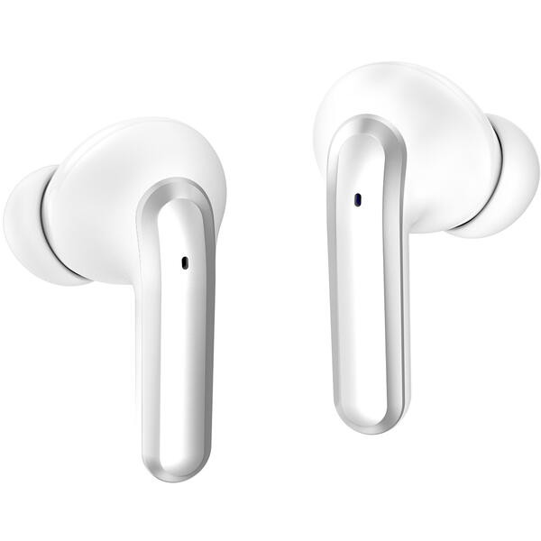 Casti Bluetooth 5.4, Baterie Statie 300mAh, StandBy 180H, Touch pe Casti, Respingere/Raspundere Apel VNC-320, Alb