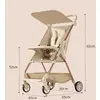 Carucior pentru copii, Pliabil, Cu Tavita Si Parasolar, Pozitie Somn, Plasa Depozitare, Usor, Compact, Confortabil, 1-5 Ani