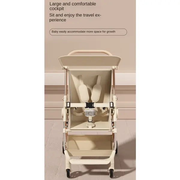 Carucior pentru copii, Pliabil, Cu Tavita Si Parasolar, Pozitie Somn, Plasa Depozitare, Usor, Compact, Confortabil, 1-5 Ani