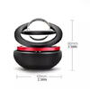 Difuzor de parfum auto, sau camera, 4 arome incluse, Glob Planeta Rotativ, Galaxie, Negru