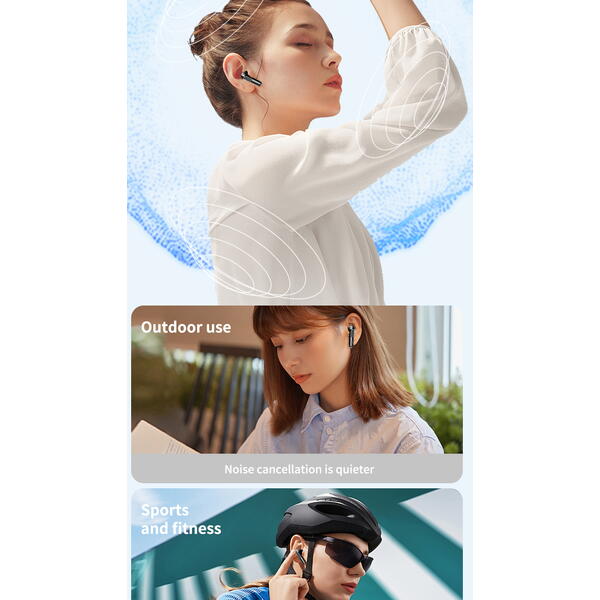 Casti Bluetooth 5.4, Baterie Statie 400mAh, StandBy 150H, Touch pe Casti, Respingere/Raspundere Apel VNC-310, Negru