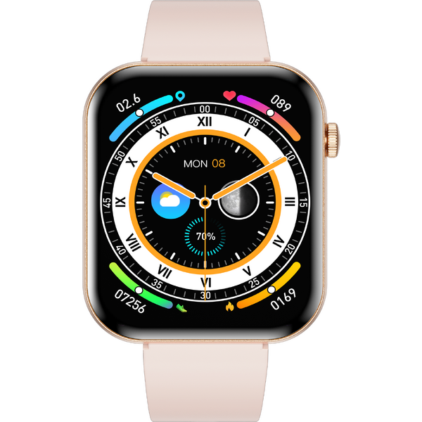 SmartWatch cu Senzor Glucometru, HRV, Ritm Cardiac, Nivel Oxigen, Tensiune Arteriala, Apel Bluetooth, Meniu RO S860