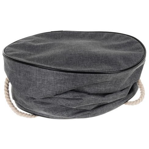 Cos pliabil pentru depozitare jucarii sau haine, Organizare Jucarii, Cu saltea de joc, Capac anti praf, 31 x 27 cm