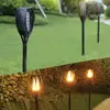 Set 4 Lampa Solara, Autonomie 8 ore, Inaltime 50CM, Rezistenta la intemperii, Design flacara, Clasa de protectie ip65
