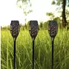 Set 4 Lampa Solara, Autonomie 8 ore, Inaltime 50CM, Rezistenta la intemperii, Design flacara, Clasa de protectie ip65