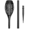 Set 4 Lampa Solara, Autonomie 8 ore, Inaltime 50CM, Rezistenta la intemperii, Design flacara, Clasa de protectie ip65
