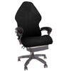 Husa pentru scaun de gaming si birou, Universala, Material elastic si moale, Montaj rapid, Protectie impotriva uzurii, Negru