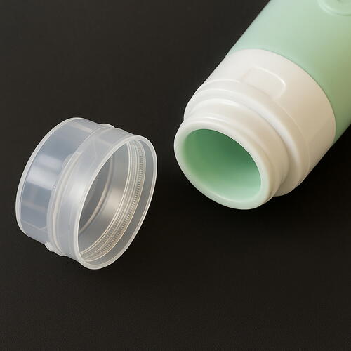 Set 4 recipiente de calatorie, Capacitate 90 ml, Inchidere etansa, Autocolante incluse, Geanta depozitare, PVC/silicon