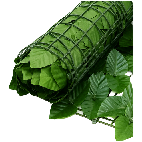 Set 12 buc Panou gard artificial 50cmx50cm , Decor terasa/balcon, Paravan de Balcon, Frunze iedera