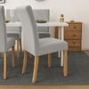 Set 6 Husa Pentru Scaun, 65x40x35 cm, Catifea, Gri , Elastic, Protectie Impotriva Murdariei, Spalare La Masina La 30 De Grade