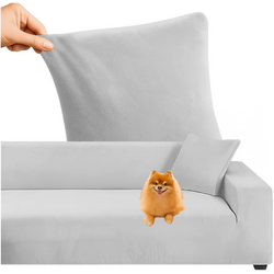 Husă elastică din catifea pentru canapea 145-185 cm, Impermeabila + față de pernă