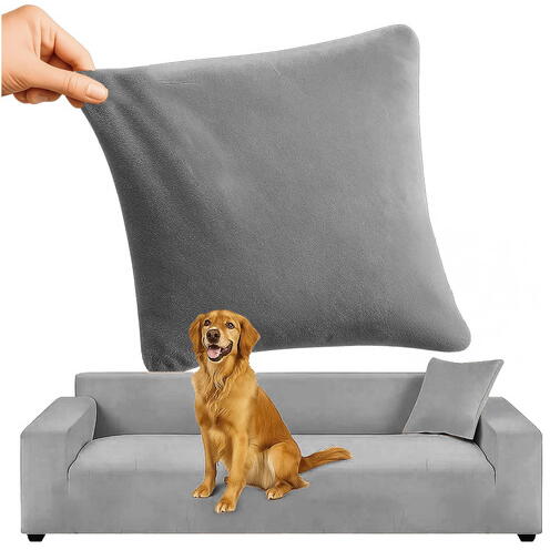 Husă elastică din catifea pentru canapea 190-230 cm, Impermeabila + față de pernă