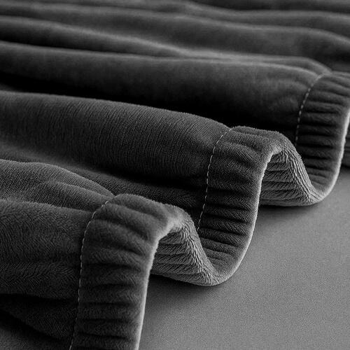 Husă elastică din catifea pentru canapea 190-230 cm, Impermeabila + față de pernă