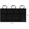 Organizator portbagaj auto, Negru 86.5x48cm, 8 Buzunare, Rezistent la apa