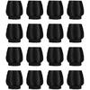 Set protectie pentru picioarele scaunelor, 16 bucati, 12-16 mm, Negru
