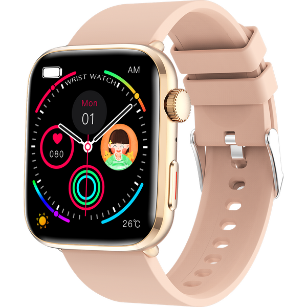 SmartWatch cu Senzor Glucometru, Apel Bluetooth, Ritm Cardiac, Nivel Oxigen, Tensiune Arteriala, Temperatura Corporala, Nivel Stres, Vreme, Calorii, Moduri Sport S864