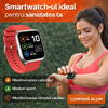 SmartWatch cu Senzor Glucometru, Apel Bluetooth, Ritm Cardiac, Nivel Oxigen, Tensiune Arteriala, Temperatura Corporala, Nivel Stres, Vreme, Calorii, Moduri Sport S865
