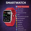SmartWatch cu Senzor Glucometru, Apel Bluetooth, Ritm Cardiac, Nivel Oxigen, Tensiune Arteriala, Temperatura Corporala, Nivel Stres, Vreme, Calorii, Moduri Sport S865